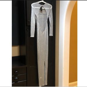 Metallic, see-through , Party Gown 🦋